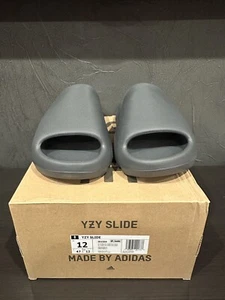 Adidas Yeezy Slide Slate Grey Size 12 (100% AUTHENTIC|BRAND NEW|FAST SHIPPING) - Picture 1 of 4