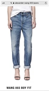 Denim X Alexander Wang BOY FIT Wash 03 Jeans Womens SZ 29 Or Bigger Made In USA - Picture 1 of 12