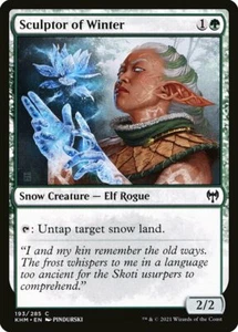 4 Escultores de Invierno 4x x4 - Casi Nuevo - Kaldheim - SPARROW MAGIC de colección - Imagen 1 de 1