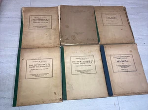 Dairy Farming Abstract of Material Conferences 1930s Manufacturing Technology - Picture 1 of 12