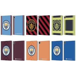 MANCHESTER CITY MAN CITY FC 2022/23 BADGE KIT LEATHER BOOK CASE FOR APPLE iPAD - Picture 1 of 12
