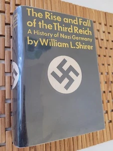 Beautiful RISE AND FALL OF THE THIRD REICH Nazi Shirer HB/DJ 1960 Rare Copy - Picture 1 of 11