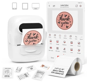 MARKLIFE Label Maker for Address Clothing Jewelry Retail Barcode Small Business - Picture 1 of 6