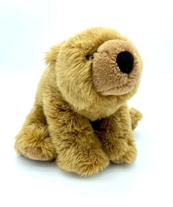 Wild Republic Realistic Pale Brown Gold Grizzle Bear 2009 12” Long 7.5” Tall - Picture 1 of 11