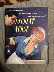 Sleaze gga digest Vintage Pb, Student Nurse by Jordan, Uni-Book 37, 1952, NVG+ - Picture 1 of 7