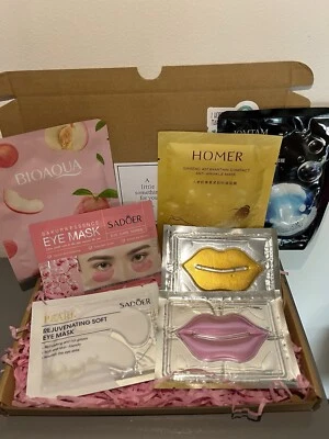 CIORGLOW Facemask Pamper Hamper Skincare Giftset Beauty Box Self Care Spa Kit For Her