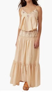 NWOT! Free People Crystal Cove Maxi Skirt Only Size: M - Picture 1 of 9