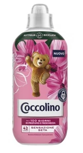 Coccolino Sensazione Seta Konzentrierter Weichspüler Seide 42 Wäschen 980ml - Bild 1 von 4