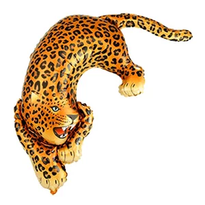 Flexmetal Foil Jungle Stalking Leopard 13" 33cm MINI Kids Balloon AIR ONLY Z206