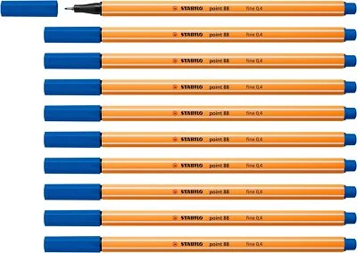 STABILO - Fineliner - point 88 - 10er Pack - blau - Bild 1 von 4