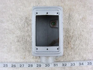 OZ/Gedney FS-1-100 1" Hub FS 1-Gang Gerätebox, gebraucht - Bild 1 von 2