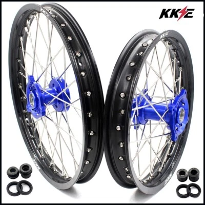 KKE 17-14 Rims For YAMAHA YZ80 1993-2001 YZ85 2002-2025 Kid's Mini Spoked Wheels - Image 1 of 4