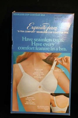 NOS 36B VTG 70s BRA Seamless Cup X'TRA COMFORT Exquisite Form P3150 Vanity Fair - Image 1 of 4