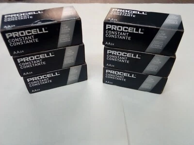 144 pilas alcalinas AA Procell nuevas de Duracell PC1500 CADUCIDAD 2027 o posterior Foto 1 de 4