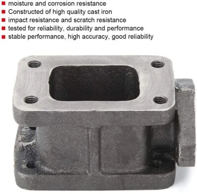 Adaptador turbocompresor colector brida de hierro fundido para automóvil T3 a T3 con 38 mm Foto 1 de 4