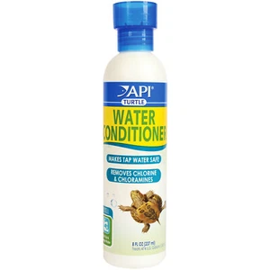 API Turtle Water Conditioner 8oz Removes Chlorine Chloramines and Heavy Metals - Picture 1 of 1
