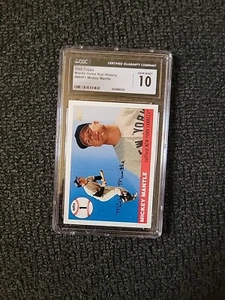 2006 Topps Baseball Mickey Mantle Home Run History #MHR1 CGC 10 GS432 - Picture 1 of 2