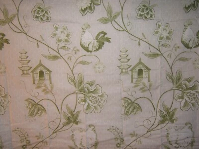 GP & J Baker, Bantam Toile, Oriental Roosters, BTY or Piece, Various Colors - Image 1 of 4