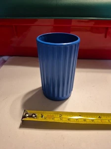 Vintage 1998 Hasbro Yahtzee Dice Cup Blue Replacement Part CUP ONLY Loose - Picture 1 of 5