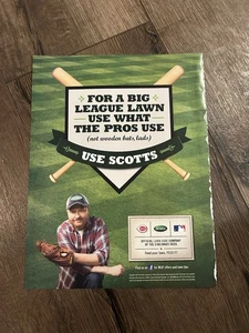 Scott’s Lawn Care 8 x 11" Werbung Foto Poster MLB Baseball 2014 CINCINNATI REDS - Bild 1 von 1