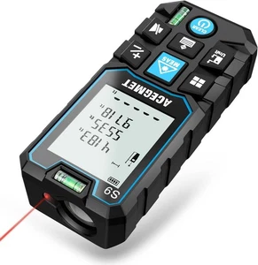 ACEGMET Strumento di misurazione laser (229 piedi Ft/in/M) S9-2021-US - BLU - Foto 1 di 5