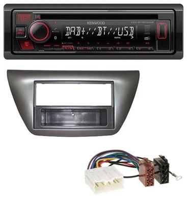 Kenwood MP3 CD USB Bluetooth DAB Autoradio für Mitsubishi Lancer Evo 2004-2008 - Bild 1 von 4