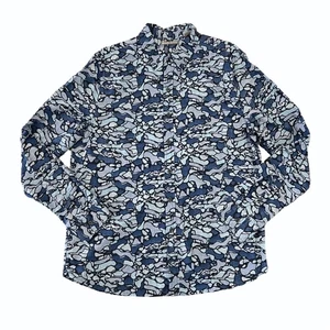 Michael Bastian Men's Blue Geometric Print Button Down Shirt - SIZE L - Picture 1 of 9