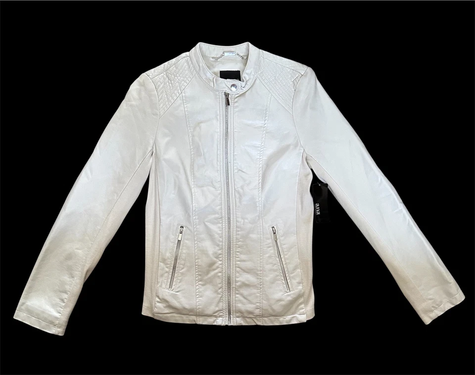 Женская куртка ANA A New Approach из искусственной кожи на молнии с карманами размер S - Изображение 1 из 4