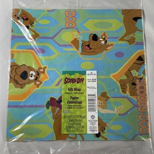 Vintage Hallmark SCOOBY-DOO! Gift Wrap 2 Sheets New Warner Bros. Made In USA - Picture 1 of 3