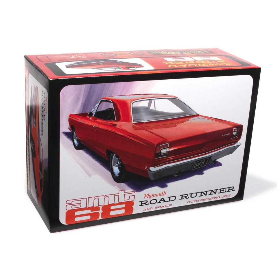 AMT 1968 Plymouth Road Runner 1/25 Scale Customizing Model Kit AMT 1363/12