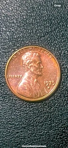 1975 D Denver Lincoln Memorial.  Reddish Brown. - Picture 1 of 2