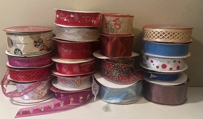 Kirkland LOT OF  19 ROLLS Thanksgiving, Christmas Holiday Decorate  - Image 1 of 4