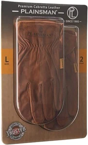 Plainsman Premium Cabretta Leather Gloves (2 Pair) - Large - Picture 1 of 2