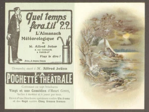 Calendrier de l'Almanach Météorologique Alfred Joüon. 1911 - Picture 1 of 1
