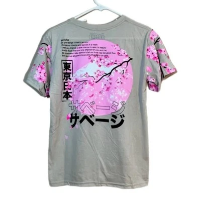 Fresh Laundry Women's Short Sleeve Tokyo Graphic T Shirt Flowers NWOT Large - Image 1 of 4