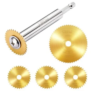 Pvc Pipe Inside Cutter4pcs Titanium Coating Saw Blades With 1/4" Hex Shankplum - Picture 1 of 7