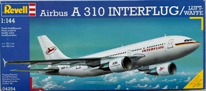 ✈️ REVELL AIRBUS A310 Interflug / Luftwaffe 🇩🇪 MODEL AIRPLANE #04254 NIB 1:144 - Picture 1 of 7