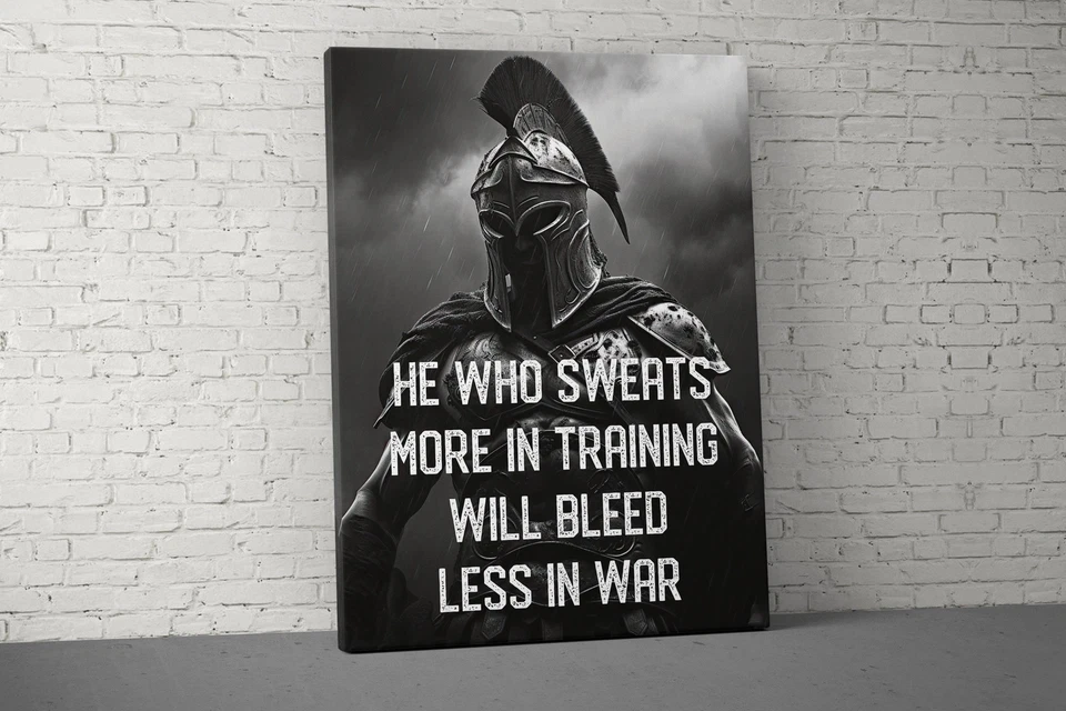 Sweat & Lift - Arte de pared motivacional para gimnasio Foto 1 de 4