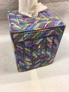 Handgefertigte Taschentuchbox-Abdeckung im Boutique-Stil -- tolles Lehrergeschenk! - Bild 1 von 12