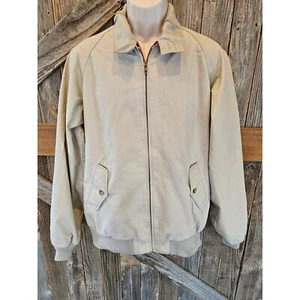 Vintage English Squire Khaki mechanische Jacke mit vollem Reißverschluss Größe 42 extra lang (XL) - - Bild 1 von 8
