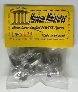 Museum Miniatures 15mm Super Detailed Pewter Figures SE29 Made In England - Picture 1 of 6