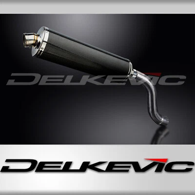 Kit silenciador de escape de carbono ovalado de 18" sin cordones Triumph Daytona 955i 2001-2006 Foto 1 de 4