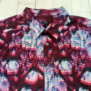 PAUL SMITH SHIRT -Size XXL Gorgeous Design - Great Condition ABSTRACT FLORAL - Picture 1 of 11