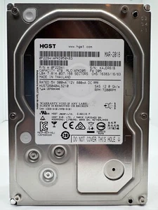 4TB HGST HUS726040ALS210 interne Festplatte SAS 3,5" 0F22941 7200upm 4 TB - Afbeelding 1 van 8