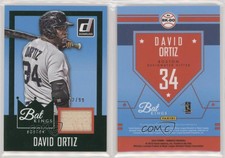 2016 Panini Donruss Bat Kings Green /99 David Ortiz #BK-DO HOF
