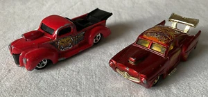 2x Hot Wheels “drag cars” diecast Cars including ‘40 Ford Pickup and Jaded - Picture 1 of 12