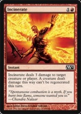1x Incinerate NM, English MTG Magic 2012 (M12)