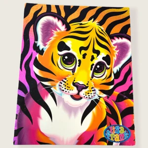 Lisa Frank Forrest Tiger Folder 3 Ring 2 Pocket Unpunched 2002 - Picture 1 of 10