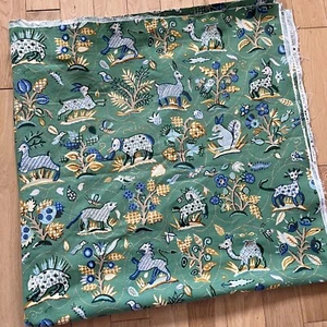 Vintage Jane Churchill Fabric Animal Crackers Measures W134cms L271cms 1992 - Picture 1 of 20