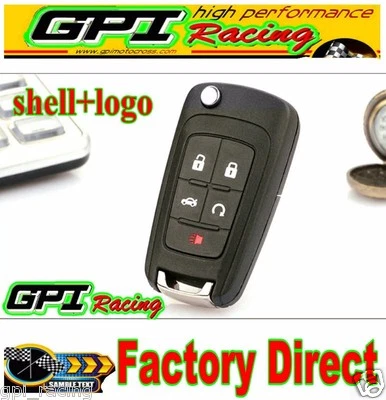 New replacemnet Flip Remote FOB Key Shell Case for 11-13 Chevrolet Equinox - Image 1 of 4